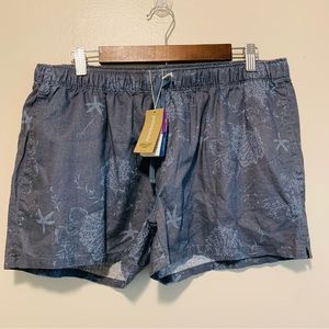 Patagonia womens island hemp baggies shorts size large